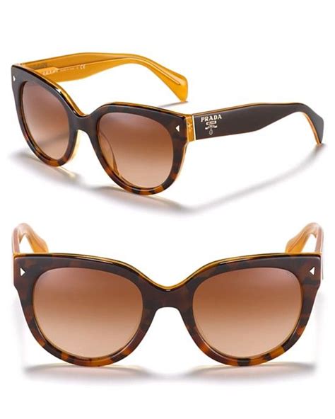 Prada Women's Timeless Heritage Rounded Wayfarer 